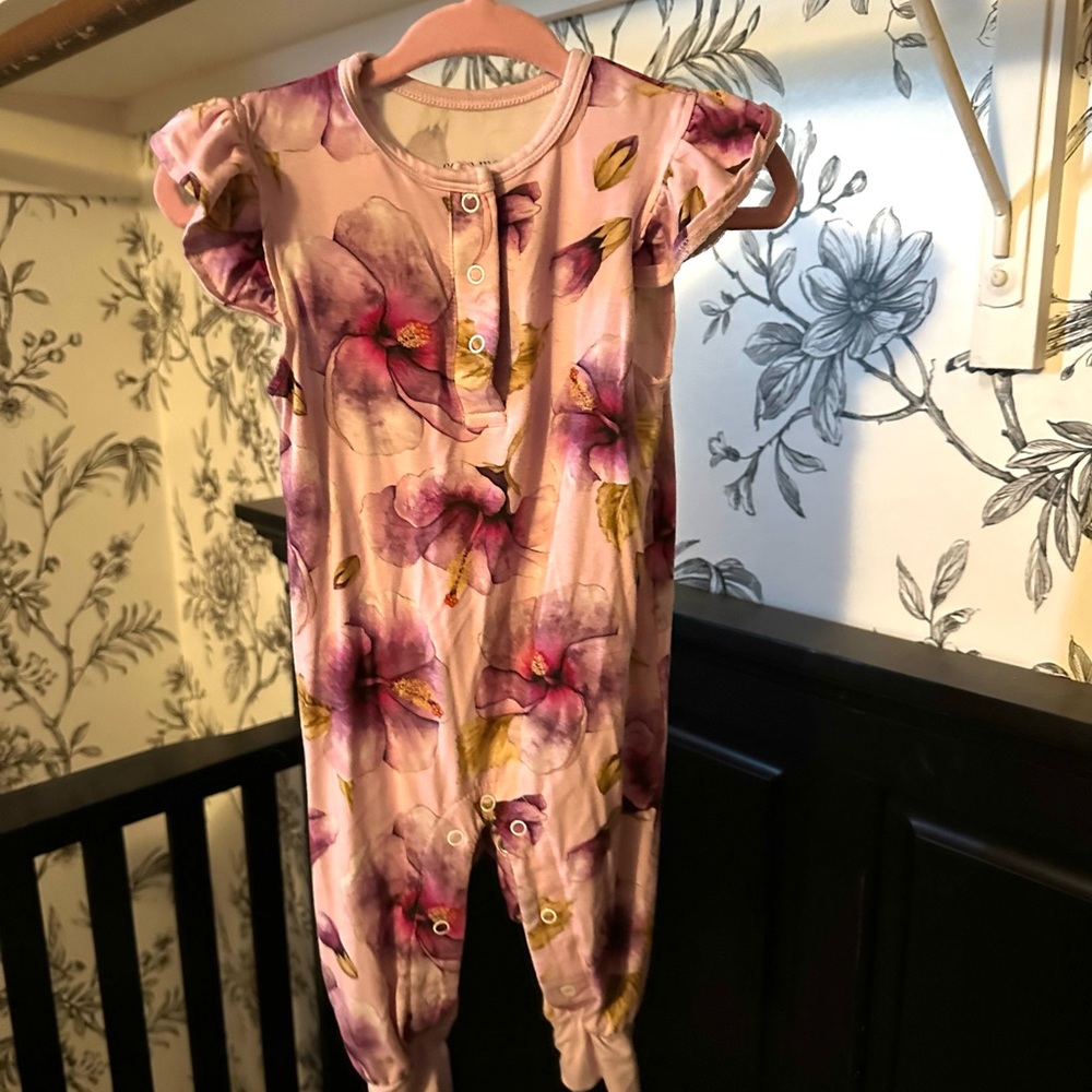 Coco Moon Hawaii Hibiscus Romper